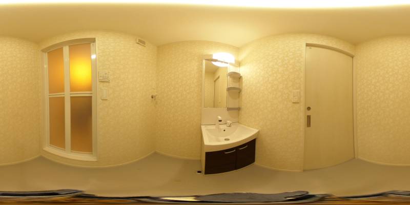 パノラマ画像洗面所