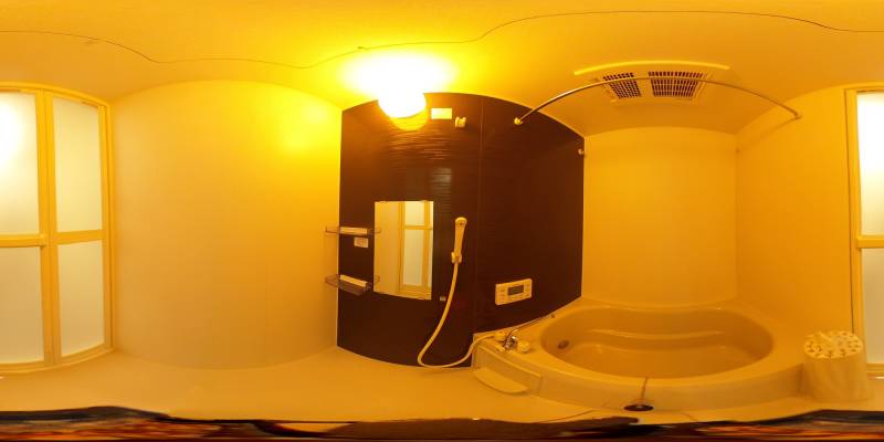 パノラマ画像バスルーム