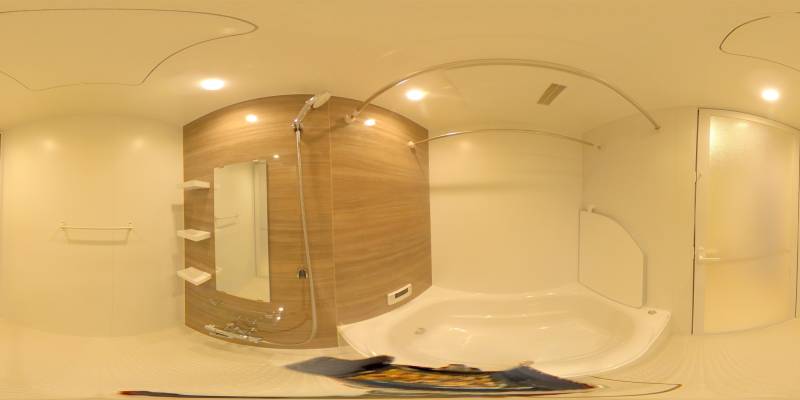 パノラマ画像バスルーム