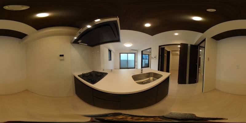 パノラマ画像キッチン