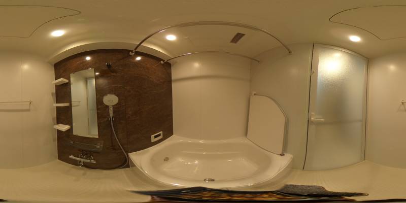 パノラマ画像バスルーム