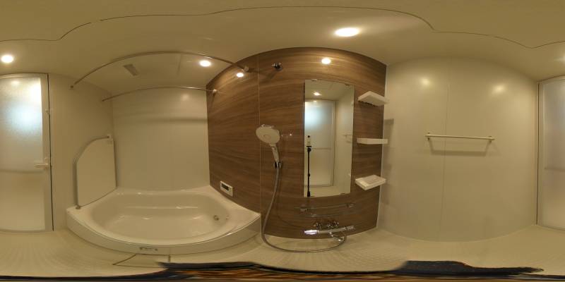 パノラマ画像バスルーム