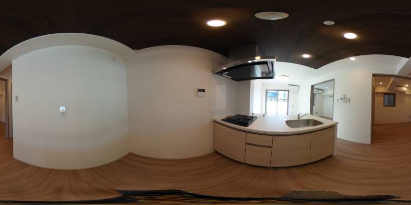 パノラマ画像キッチン