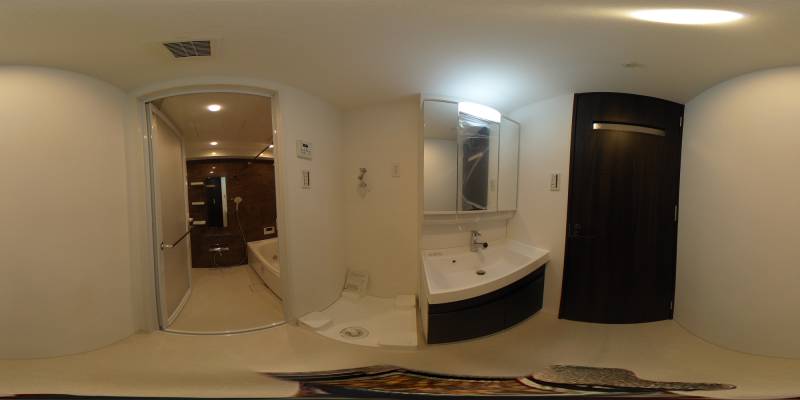 パノラマ画像洗面所