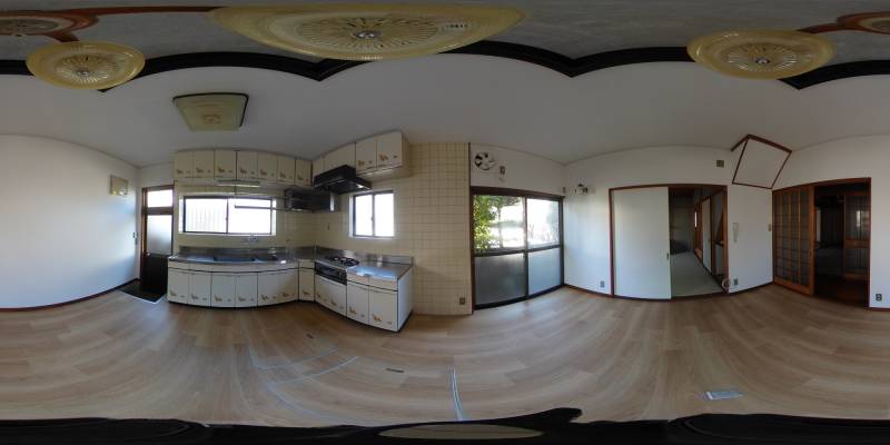 パノラマ画像リビング