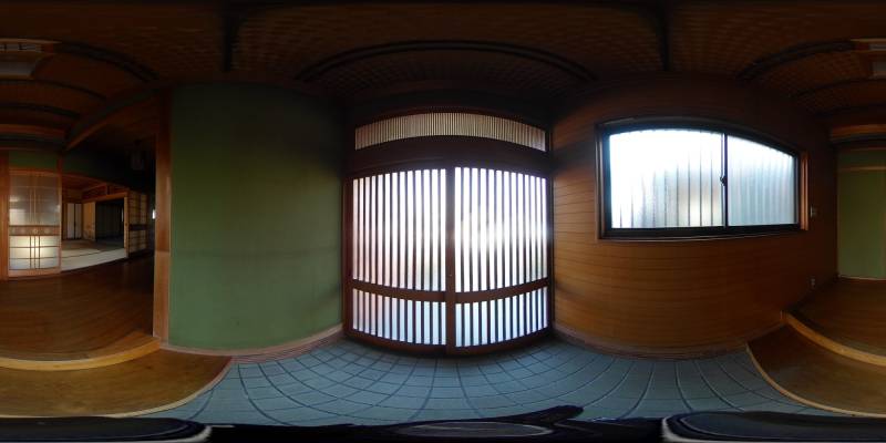 パノラマ画像玄関