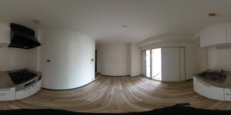 パノラマ画像キッチン