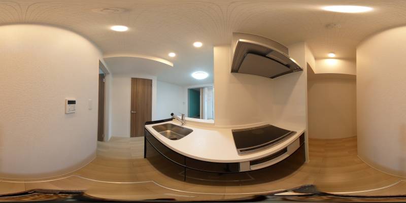 パノラマ画像キッチン