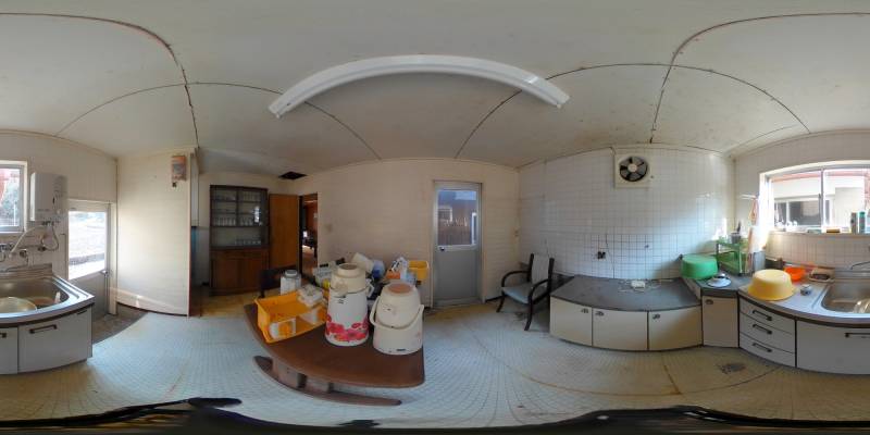 パノラマ画像キッチン