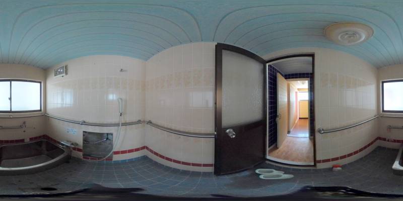 パノラマ画像バスルーム