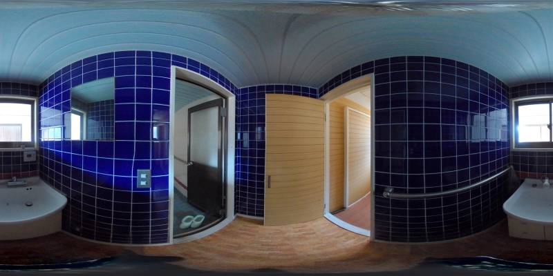 パノラマ画像洗面所