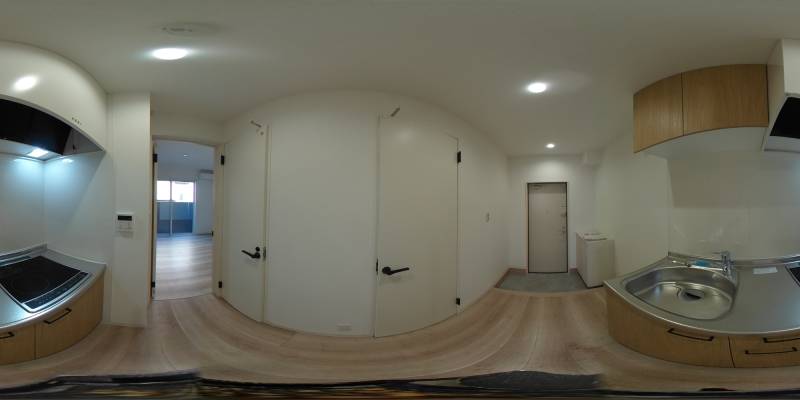 パノラマ画像キッチン