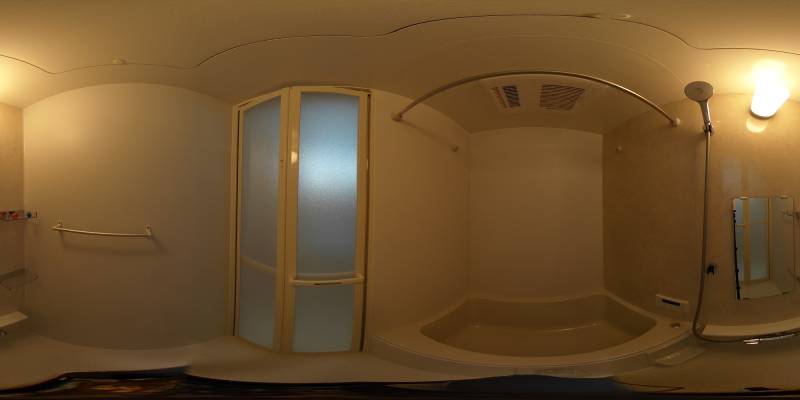 パノラマ画像バスルーム