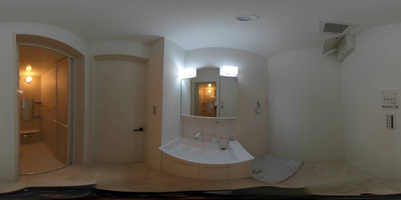 パノラマ画像洗面所