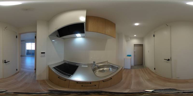 パノラマ画像キッチン