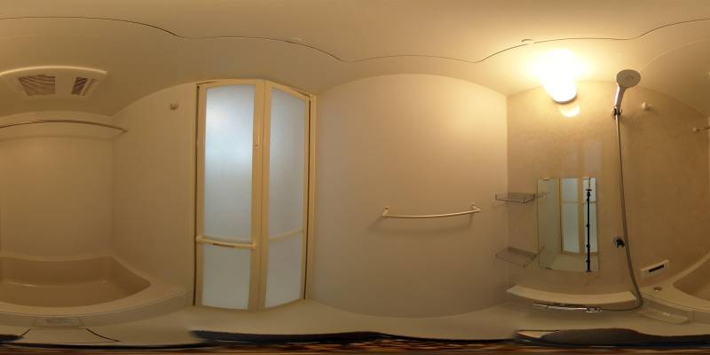 パノラマ画像バスルーム