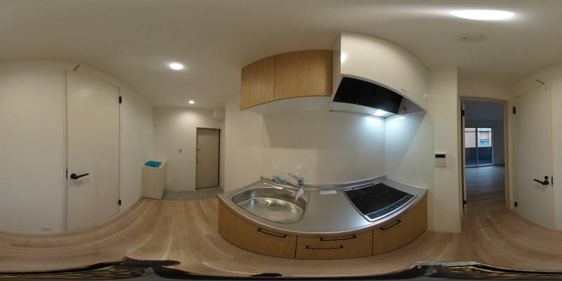 パノラマ画像キッチン