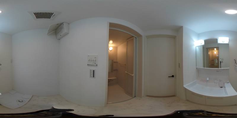 パノラマ画像洗面所