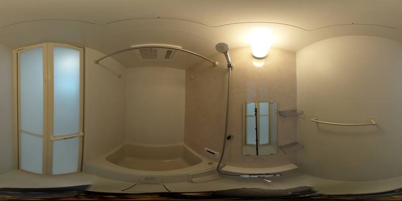 パノラマ画像バスルーム