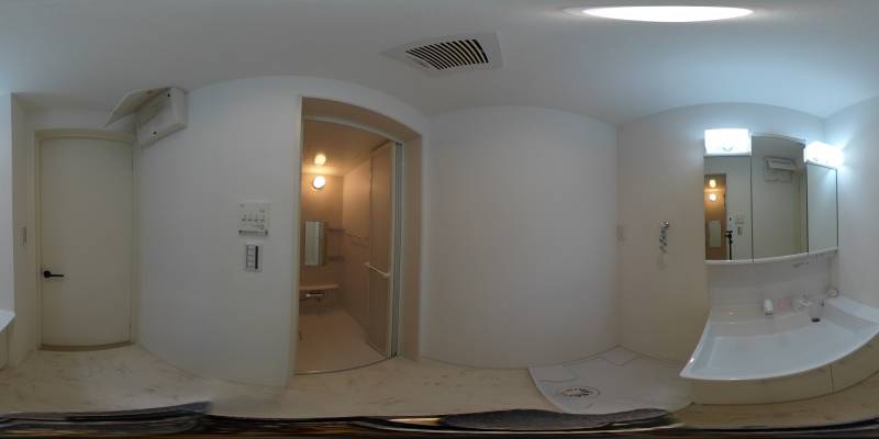 パノラマ画像洗面所