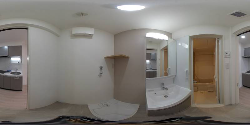 パノラマ画像洗面所