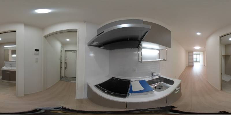 パノラマ画像キッチン