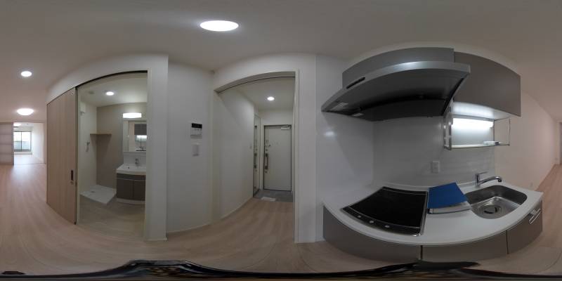 パノラマ画像キッチン