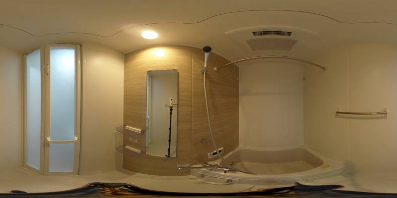 パノラマ画像バスルーム