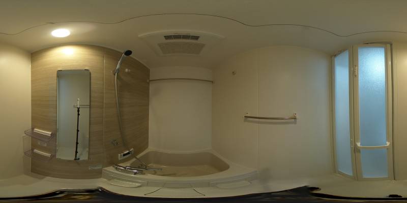 パノラマ画像バスルーム