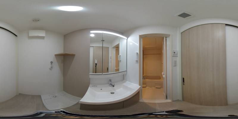 パノラマ画像洗面所