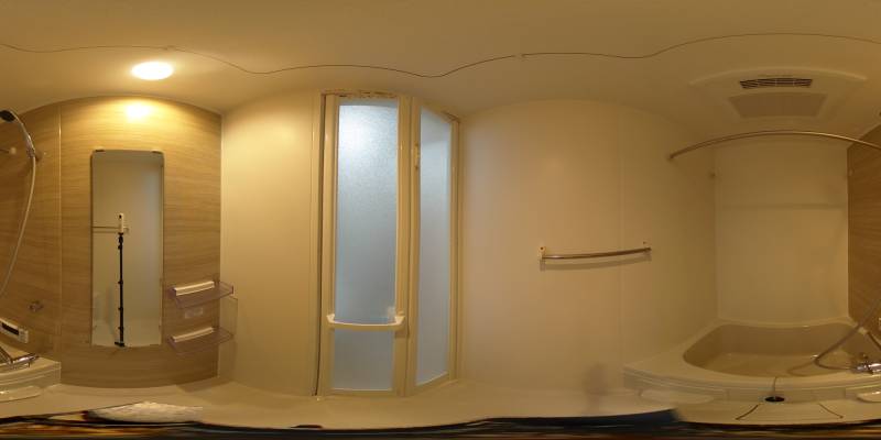 パノラマ画像バスルーム