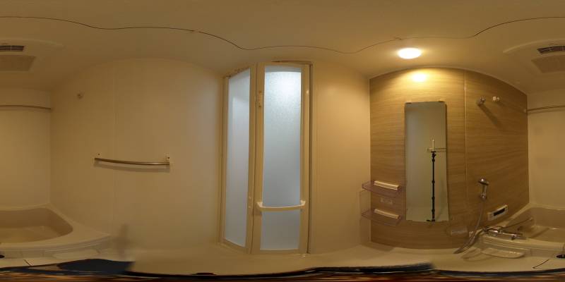 パノラマ画像バスルーム