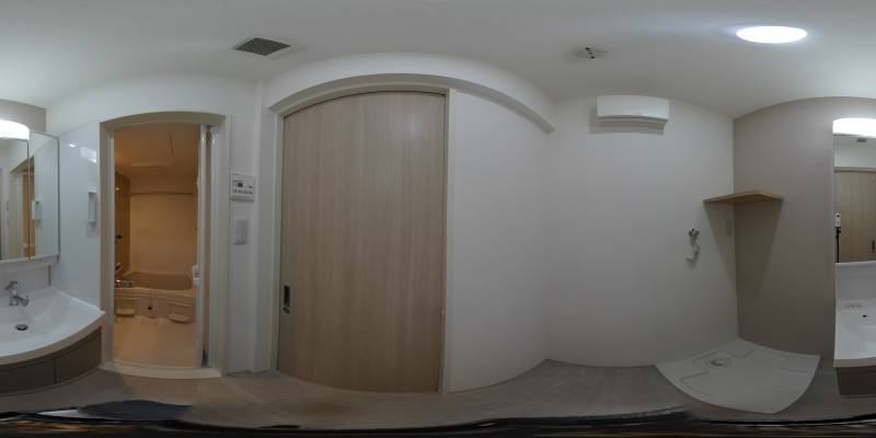 パノラマ画像洗面所