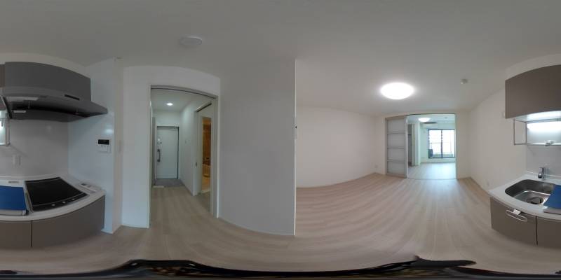 パノラマ画像キッチン