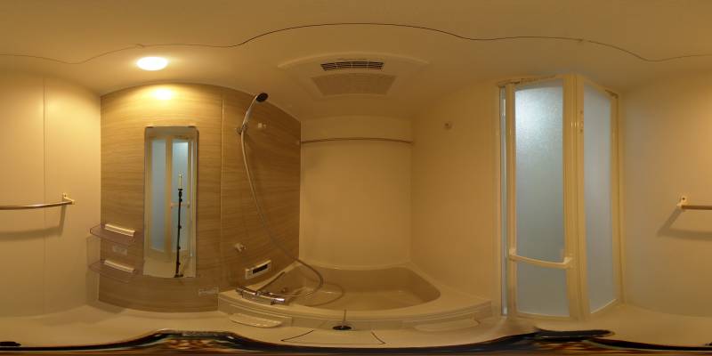 パノラマ画像バスルーム