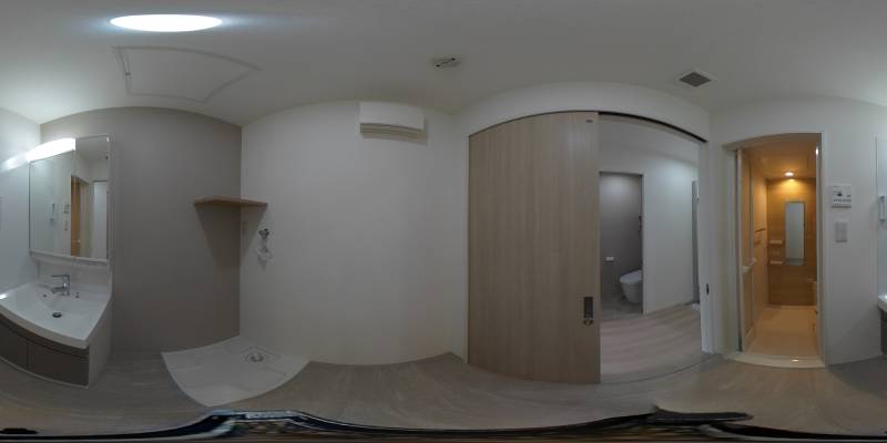 パノラマ画像洗面所