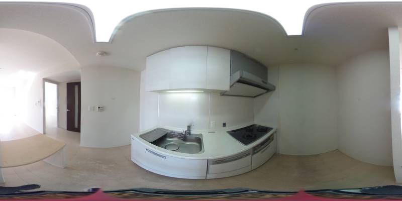 パノラマ画像キッチン