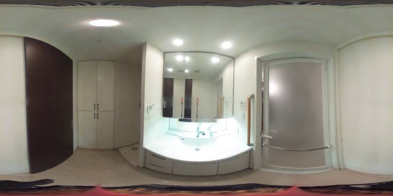 パノラマ画像洗面所