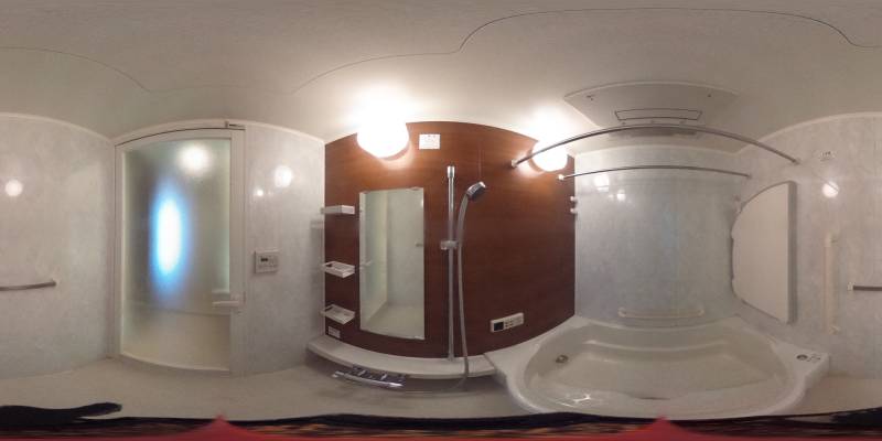 パノラマ画像バスルーム