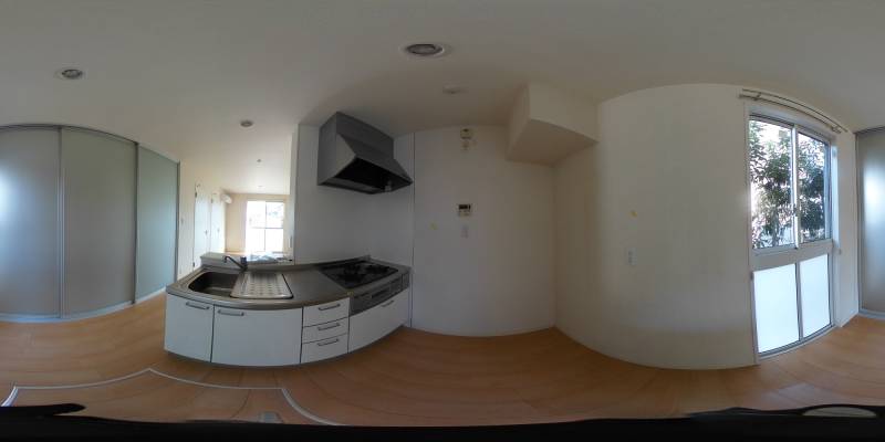 パノラマ画像キッチン