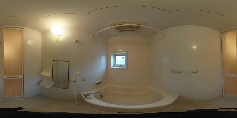 パノラマ画像バスルーム