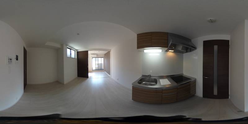 パノラマ画像キッチン