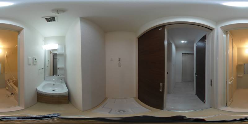 パノラマ画像洗面所