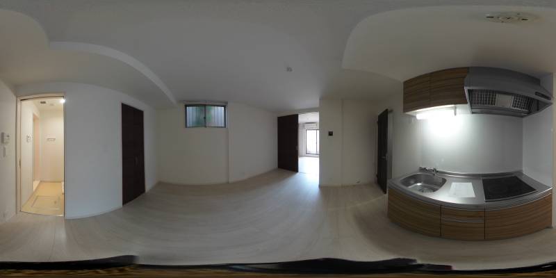 パノラマ画像キッチン