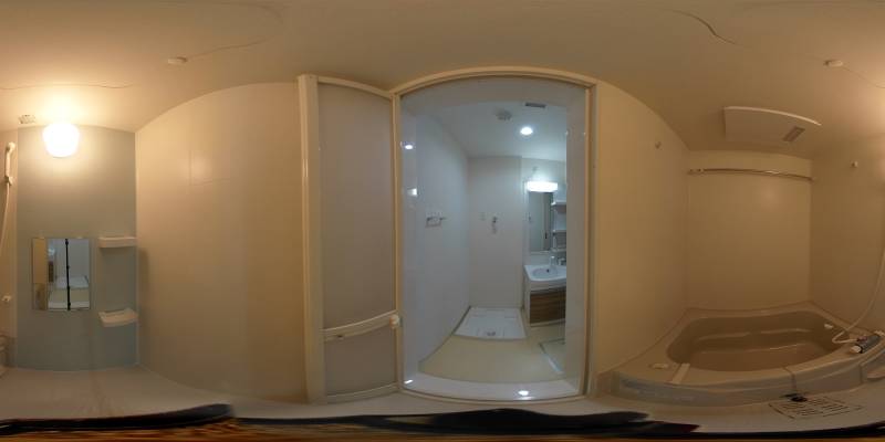 パノラマ画像バスルーム