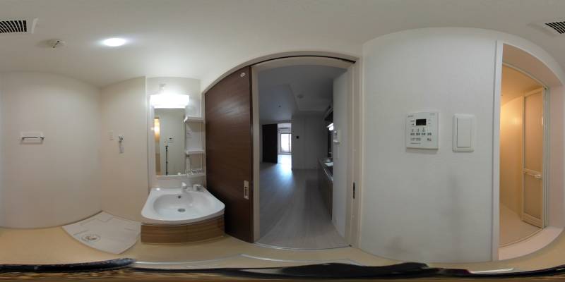 パノラマ画像洗面所