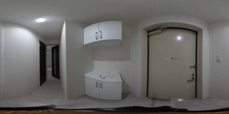 パノラマ画像玄関