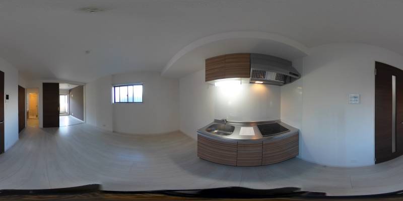 パノラマ画像キッチン