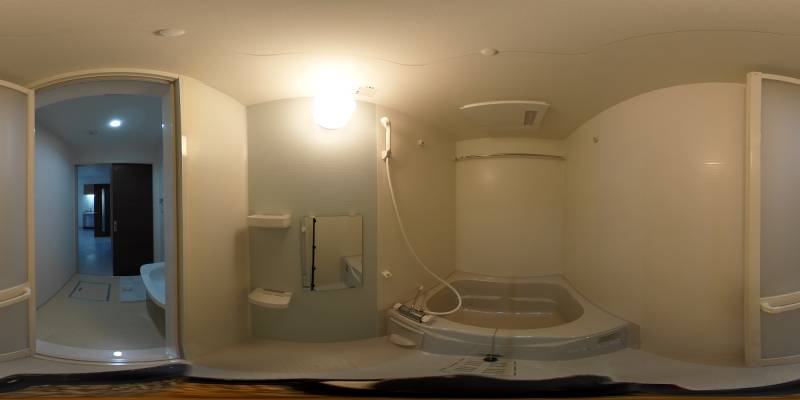 パノラマ画像バスルーム