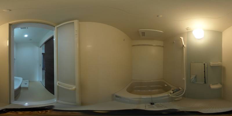 パノラマ画像バスルーム